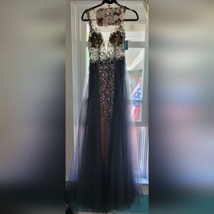 Dark blue dress